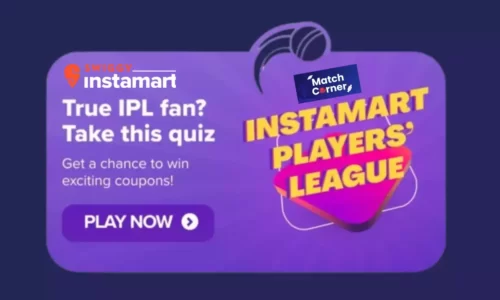 Swiggy Instamart Players League Quiz Answers: Win ₹100 Coupon | 11th April 2022