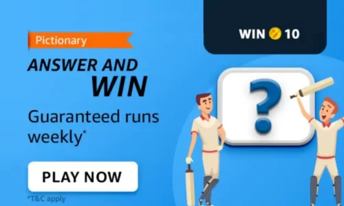 Amazon Cricket Pictionary Quiz Answers Today 31 May | Win Upto ₹100