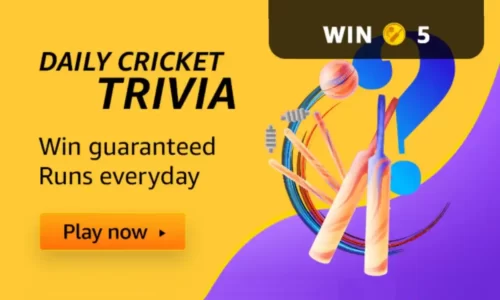 Amazon Daily Cricket Trivia Quiz Answers Today 31 May | Win Upto ₹100