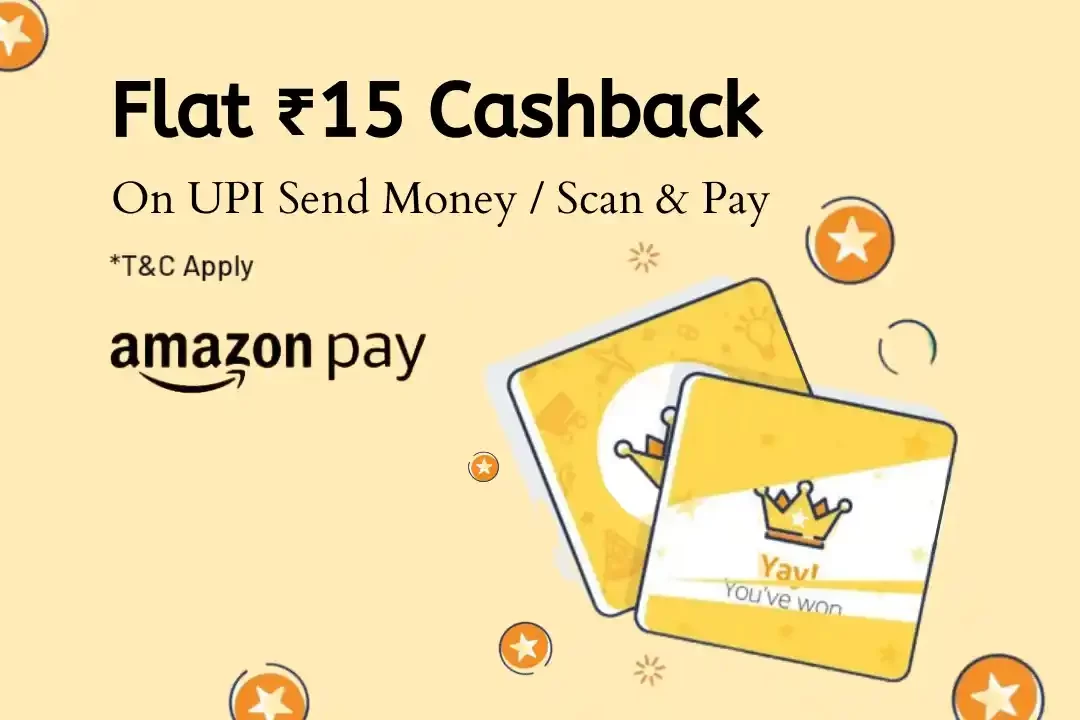 Amazon Pay UPI Send Money Offer: Send ₹25 & Get Flat ₹15 Cashback