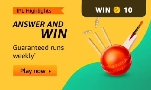 Amazon Weekly T20 Highlights Quiz Answers Today 31 May | Win Upto ₹100