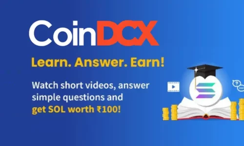 Coindcx Solana Quiz Answers: Learn & Earn Free ₹100 SOL Tokens