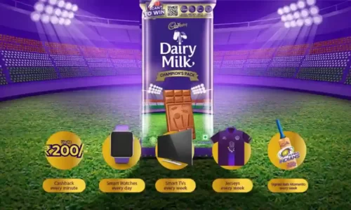 Cadbury Dairy Milk Cricket Contest: Score Runs & Win Cashback, Smart TV, Watch, Etc.