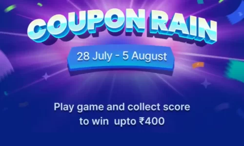 Flipkart Coupon Rain Game: Play & Win Upto ₹400 Worth Coupons Daily