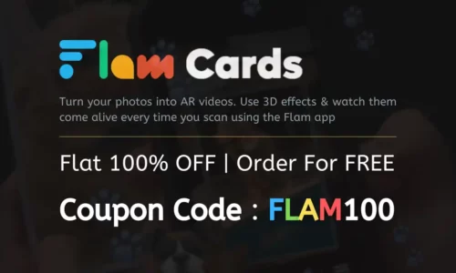 Free Flam Card Coupon Code FLAM100: Flat 100% Discount On Flam Cards