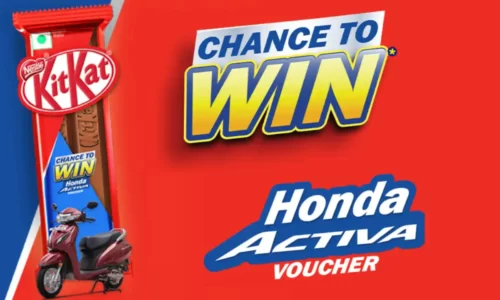 SMS KitKat Lot Number & Win Honda Activa Voucher Worth ₹75,000 Free