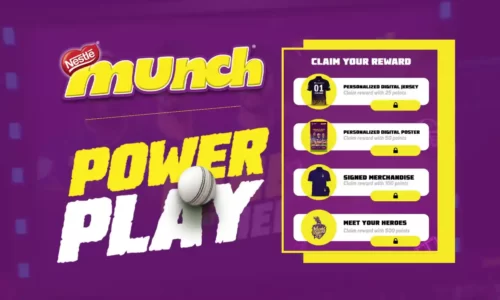 Munch Power Play Cricket Game: Scan, Play & Win Signed Merchandise