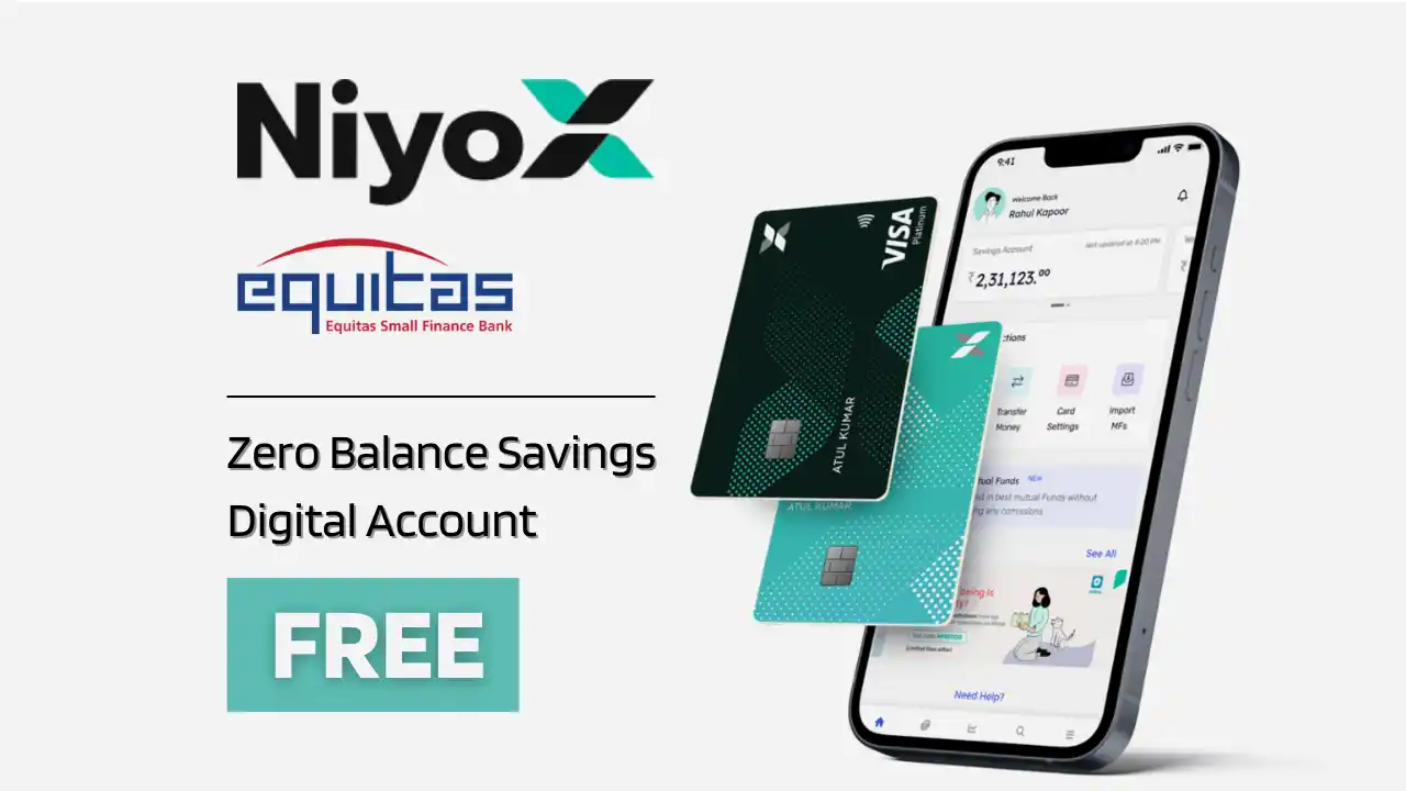 Read more about the article Open Free NiyoX Bank Account And Get ₹200 Cashback | Free Zero Savings Account Lifetime
