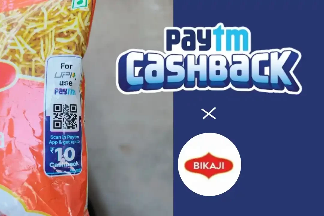 Paytm Bikaji Scan QR Code & Get Upto ₹10 Paytm Cashback
