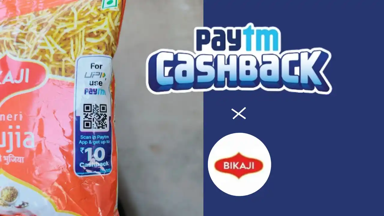 Read more about the article Scan Paytm Bikaji QR Code And Get Unlock Paytm Cashback Offers