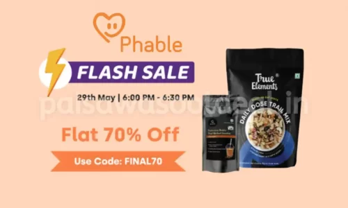 Phable Flash Sale Coupon Code: FINAL70 | Get Flat 70% Off