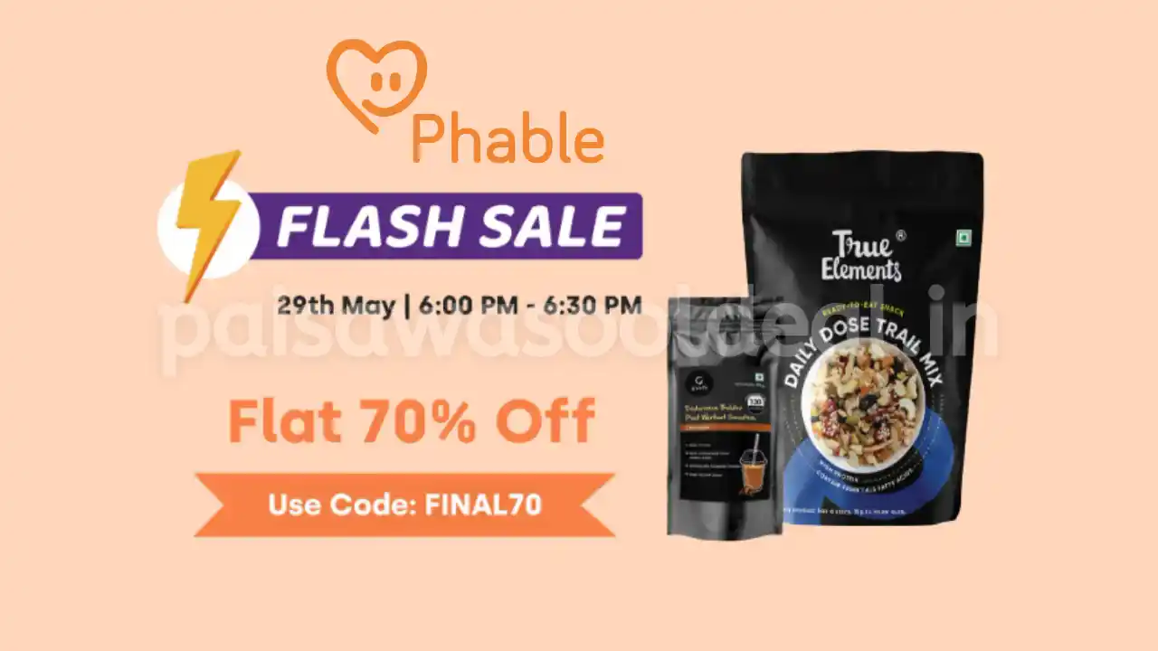 Read more about the article Phable Flash Sale Coupon Code: FINAL70 | Get Flat 70% Off
