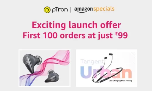 Amazon ₹99 pTron Bassbuds Wave Sale | First 100 Orders Only