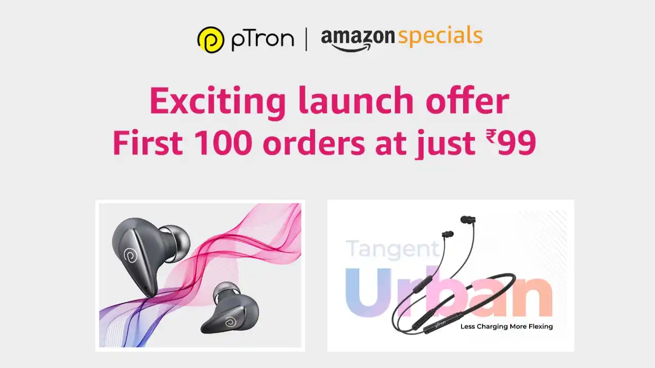 Read more about the article Amazon ₹99 pTron Bassbuds Wave Sale | First 100 Orders Only