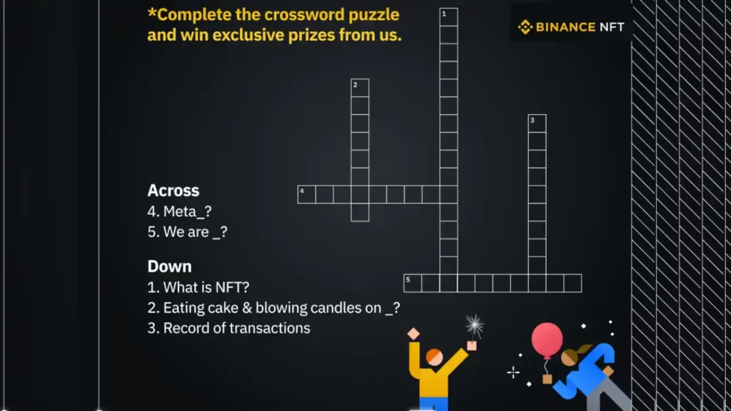 Binance NFT Crossword Puzzle Answers