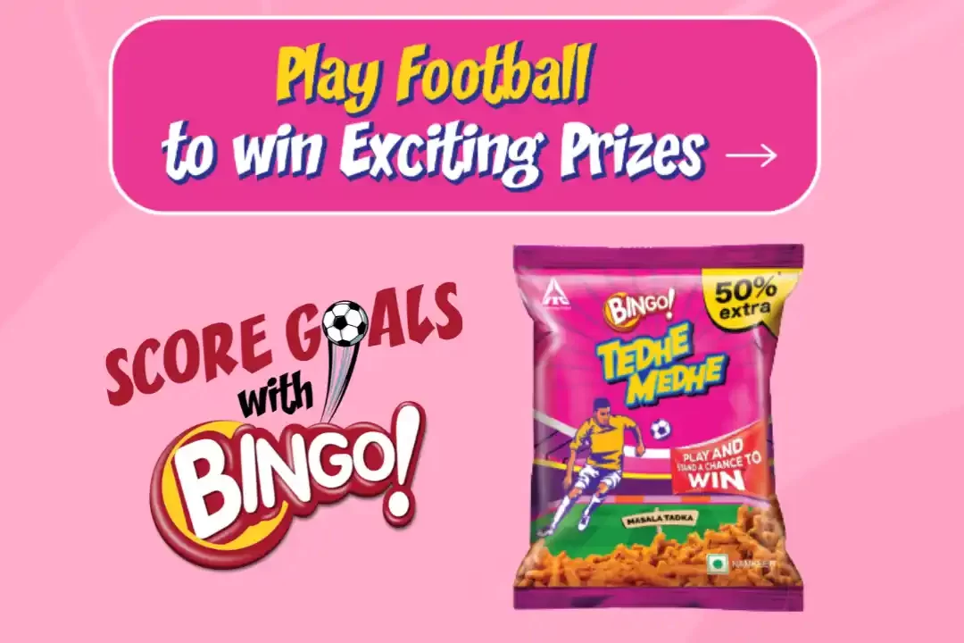 Bingo Tedhe Medhe Football Game: Scan, Play & Win Prizes