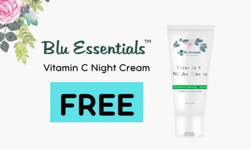 Blue Essentials Free Vitamin C Night Cream Sample | No Shipping Charges