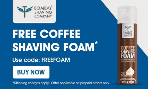 Bombay Shaving Company Free Shaving Foam Sample Worth Rs.295