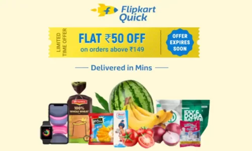 Flipkart Quick Coupon Code SPAR50: Flat ₹50 Cashback + Free Delivery