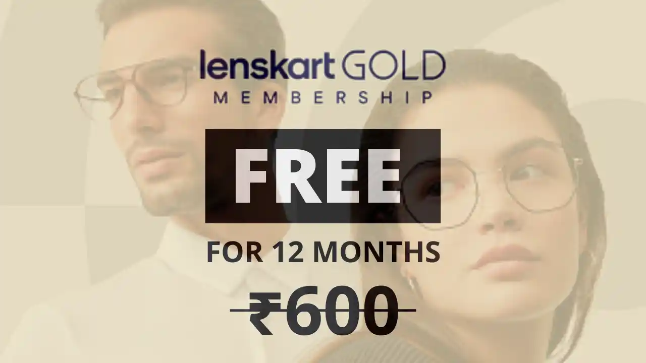 Read more about the article Lenskart Free Gold Membership For 1 Year Worth Rs.600