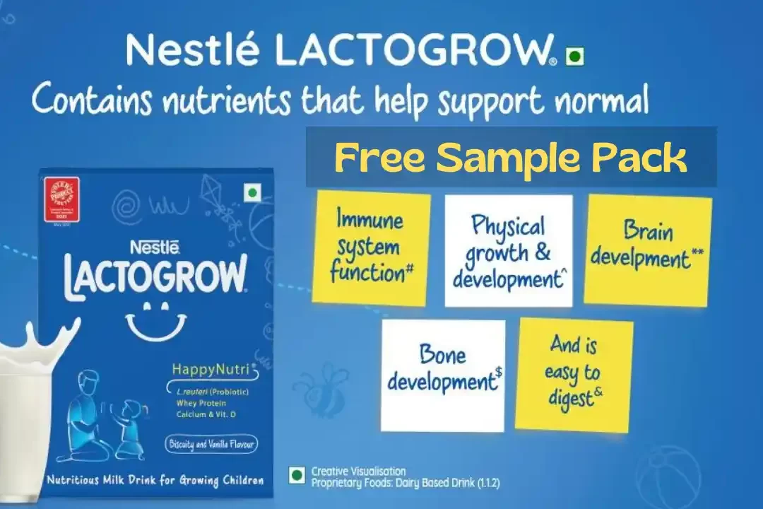 Lybrate Free Nestle Lactogrow Sample Worth Rs.30 | Freebie