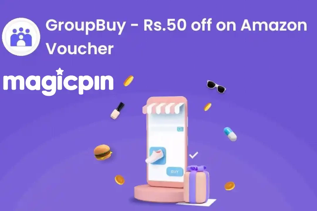 Magicpin Group Buy: Flat Rs.50 Off On Amazon Voucher Worth Rs.100
