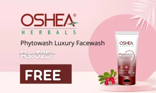 Oshea Herbals Free Face Wash Worth ₹325 | New Freebie