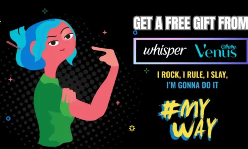 PGTry Free Gift From Whisper Or Gillette Venus | For Women College Students