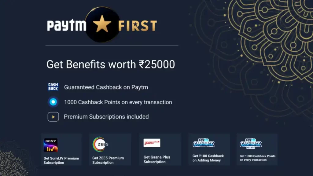 Paytm First Membership At Rs.19