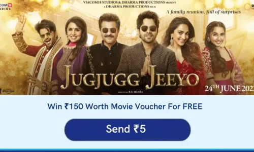 Paytm Free Jug Jugg Jeeyo Movie Voucher Worth Rs.150