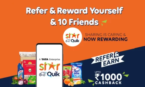 StarQuik Referral Code: Refer & Earn Free Upto ₹1000 Wallet Cash
