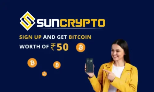 SunCrypto Referral Code: Earn Free ₹50 Worth Bitcoin Signup Rewards