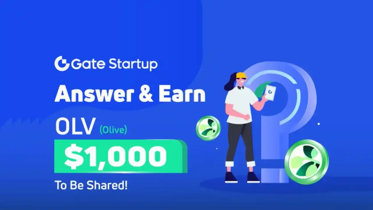 Read more about the article Share $1000 OLV Tokens | Gate.io Olive Quiz Answers | Startup Quiz