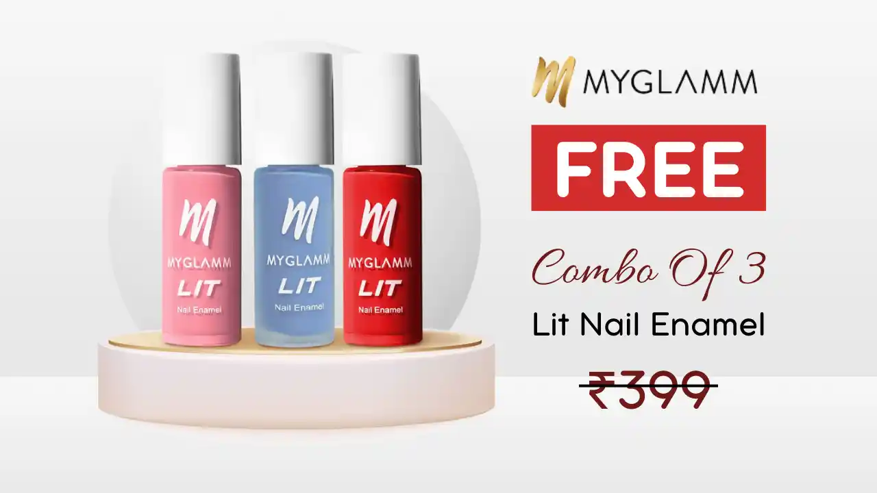 Read more about the article Paytm MyGlamm Free 3 Nail Enamel Combo Worth ₹399