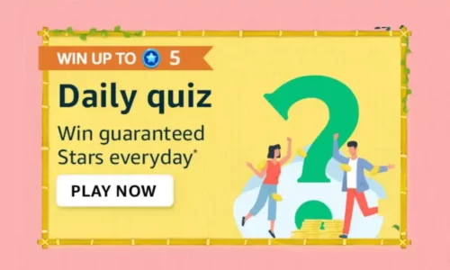 Amazon Funzone Stars Daily Quiz Answers Today 25 July | Win Upto ₹1000
