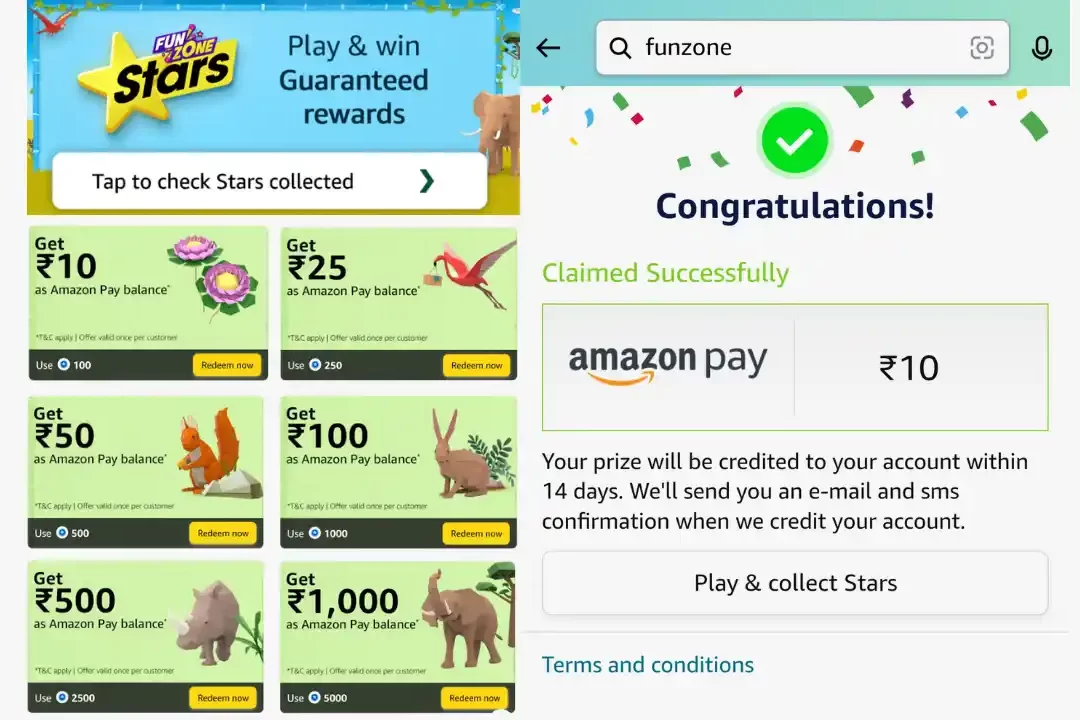 Amazon Funzone Stars Quiz Answers 11th August: Earn Stars & Win Upto ₹1000