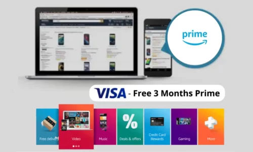 Free Amazon Prime VISA Offer: Free 3 Months Subscription Worth ₹459