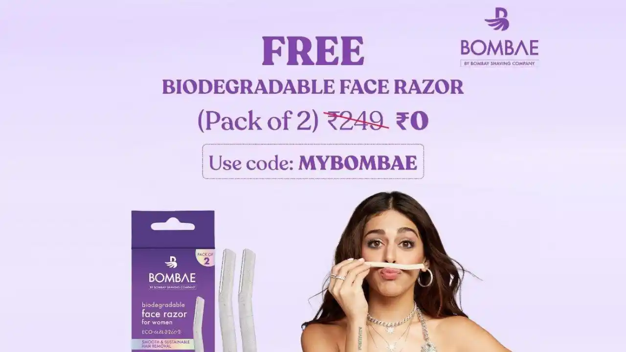 Read more about the article Bombae Free Face & Eyebrow Razor Worth ₹249 | 100% OFF