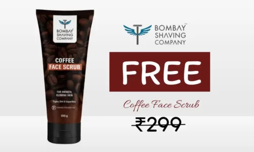 Bombay Shaving Company Free Coffee Face Scrub Worth ₹299 | 100% OFF