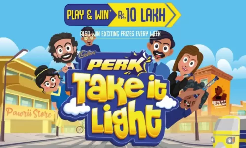 Cadbury Perk Take It Light Game: Win Upto ₹10 Lakh, Vouchers, OTT Subscriptions