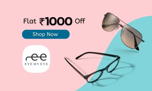 EyeMyEye Free Glasses: Get Flat ₹1000 OFF | Just Pay Convenience Fee