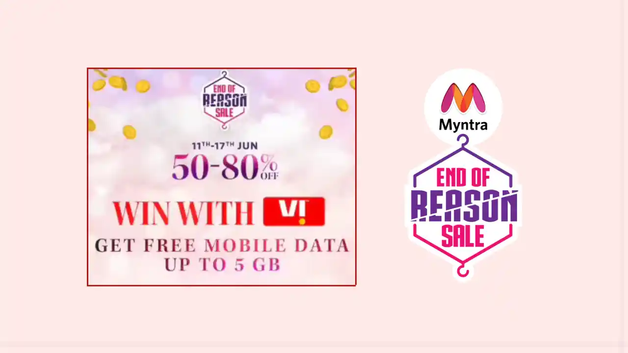 Read more about the article Myntra Free 5GB Vi Data Coupon Received By Some Users