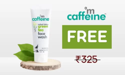 Paytm Mcaffeine Free Face Wash Worth ₹325 @ Just ₹1