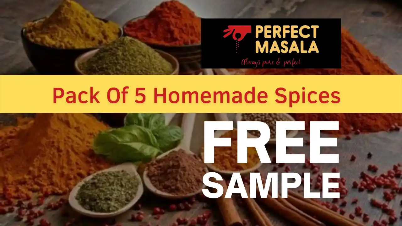 Read more about the article Perfect Masala Free Sample: Pack Of 5 Homemade Spices | Worth ₹250