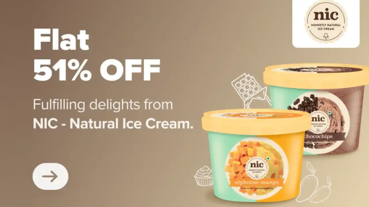 Read more about the article Swiggy NIC Natural Ice Creams Flat 51% Off | Limited Time Offer