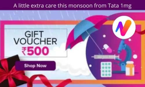 TataNeu Sent Free Tata 1mg Rs.500 Gift Voucher | User Specific