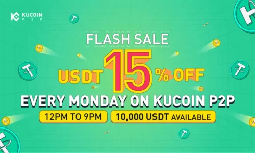 Kucoin P2P USDT Flash Sale Every Monday | USDT @ 15% OFF