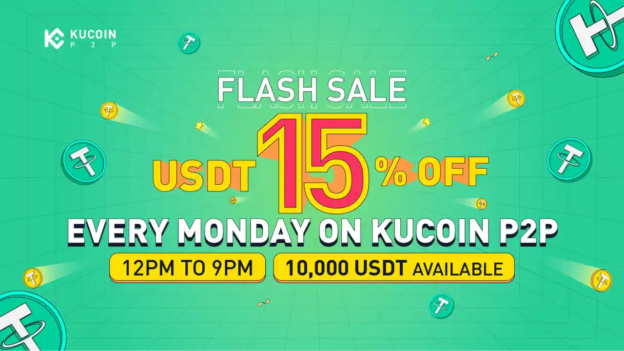 Read more about the article Kucoin P2P USDT Flash Sale Every Monday | USDT @ 15% OFF