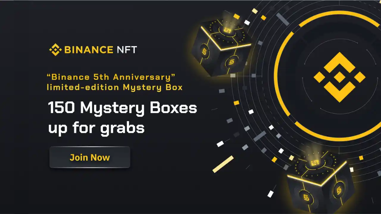Read more about the article 150 Mystery Box Giveaway To Celebrate Binance NFT 5th Anniversary