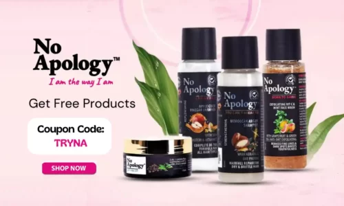 No Apology Free Trial Packs Of 2 Products | Shampoo, Face Wash, Hair Mask